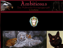 Tablet Screenshot of ambitiosus.com